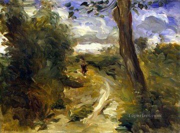  Storm Painting - landscape between storms Pierre Auguste Renoir
